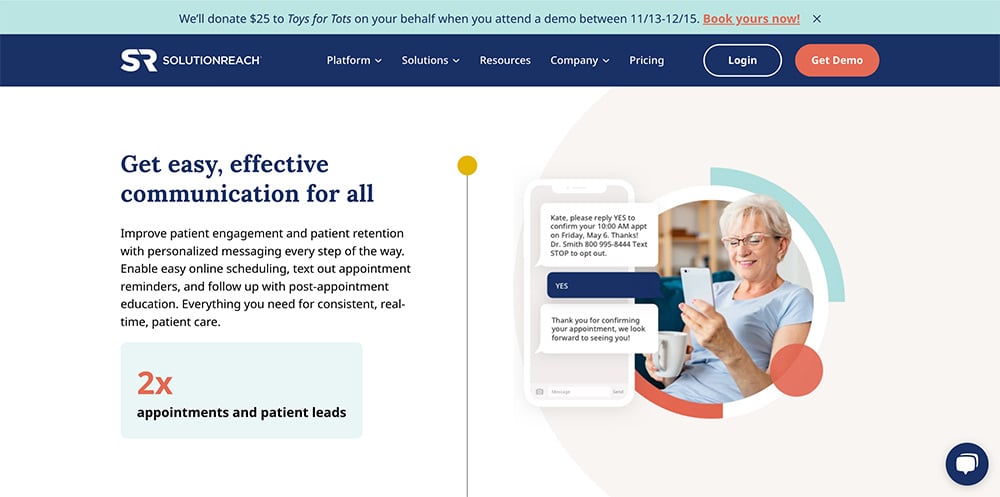 Solution Reach Website