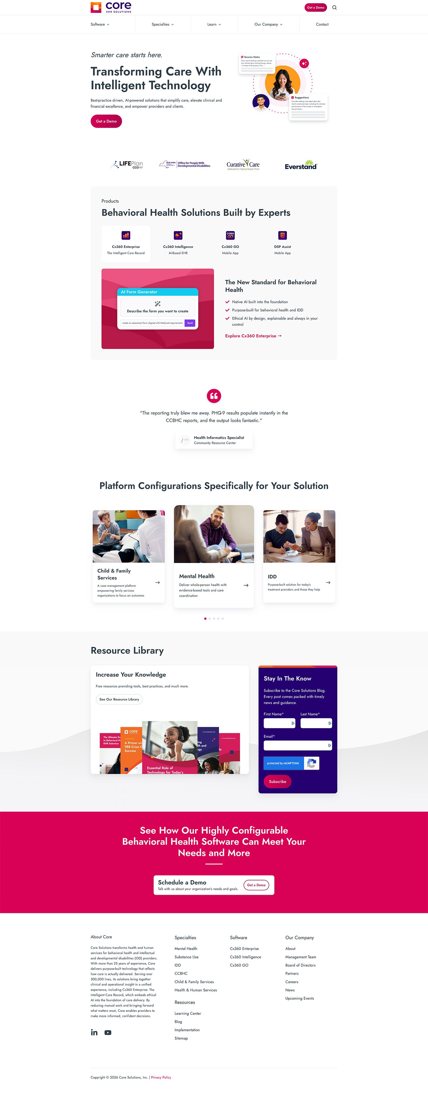 Core Solutions Home
