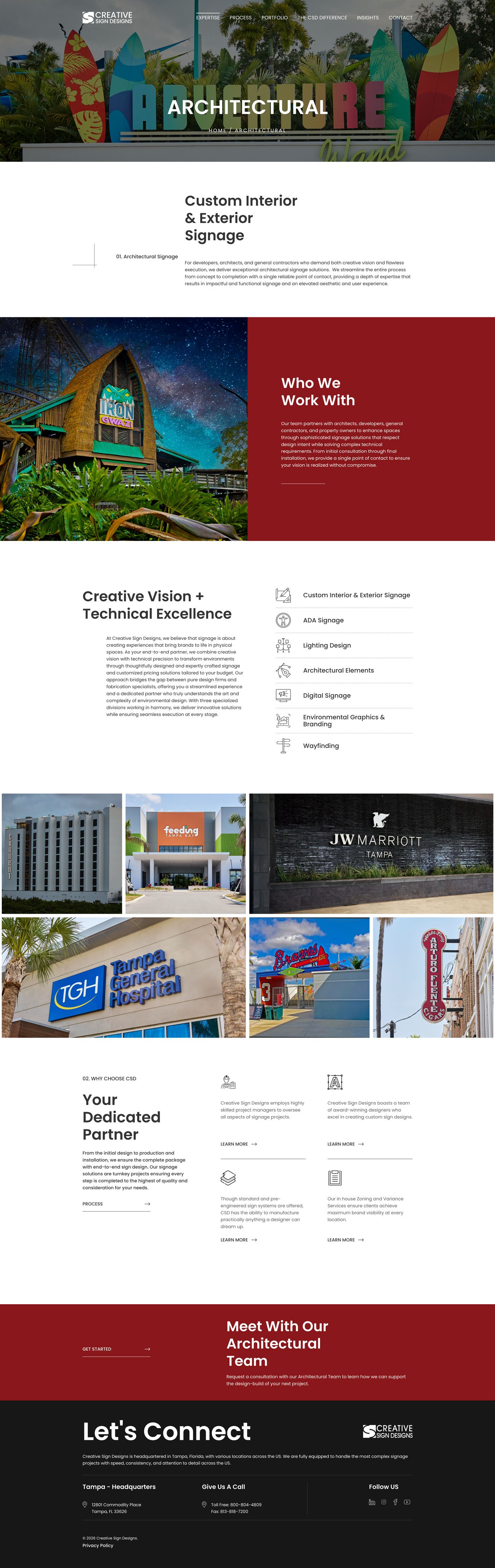 Creative Sign Designs - Expertise
