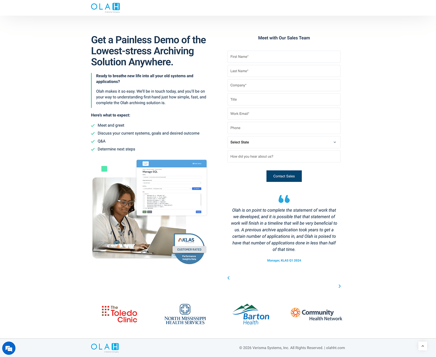 Olah | Get a Demo