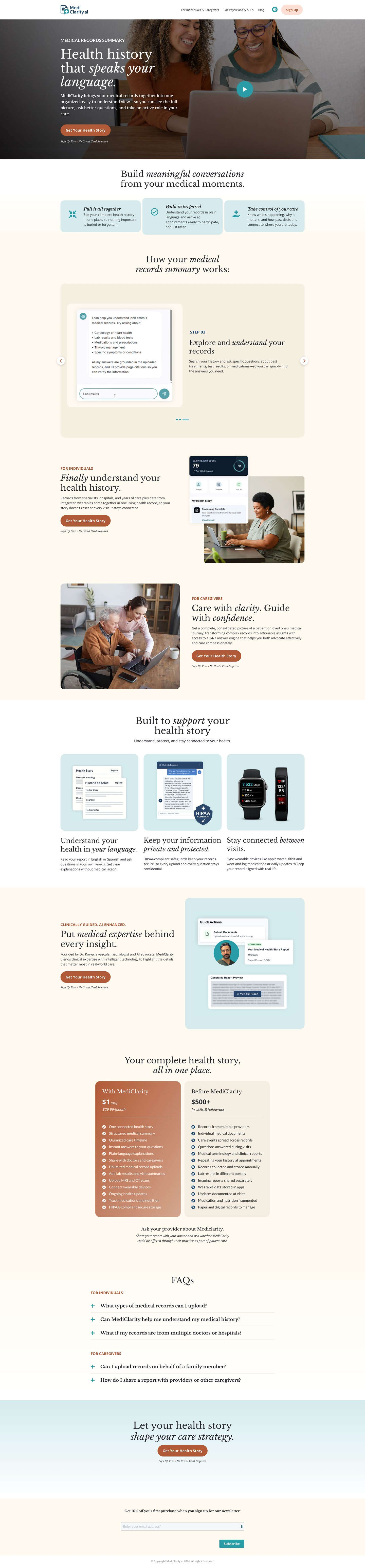 MediClarity | Individuals