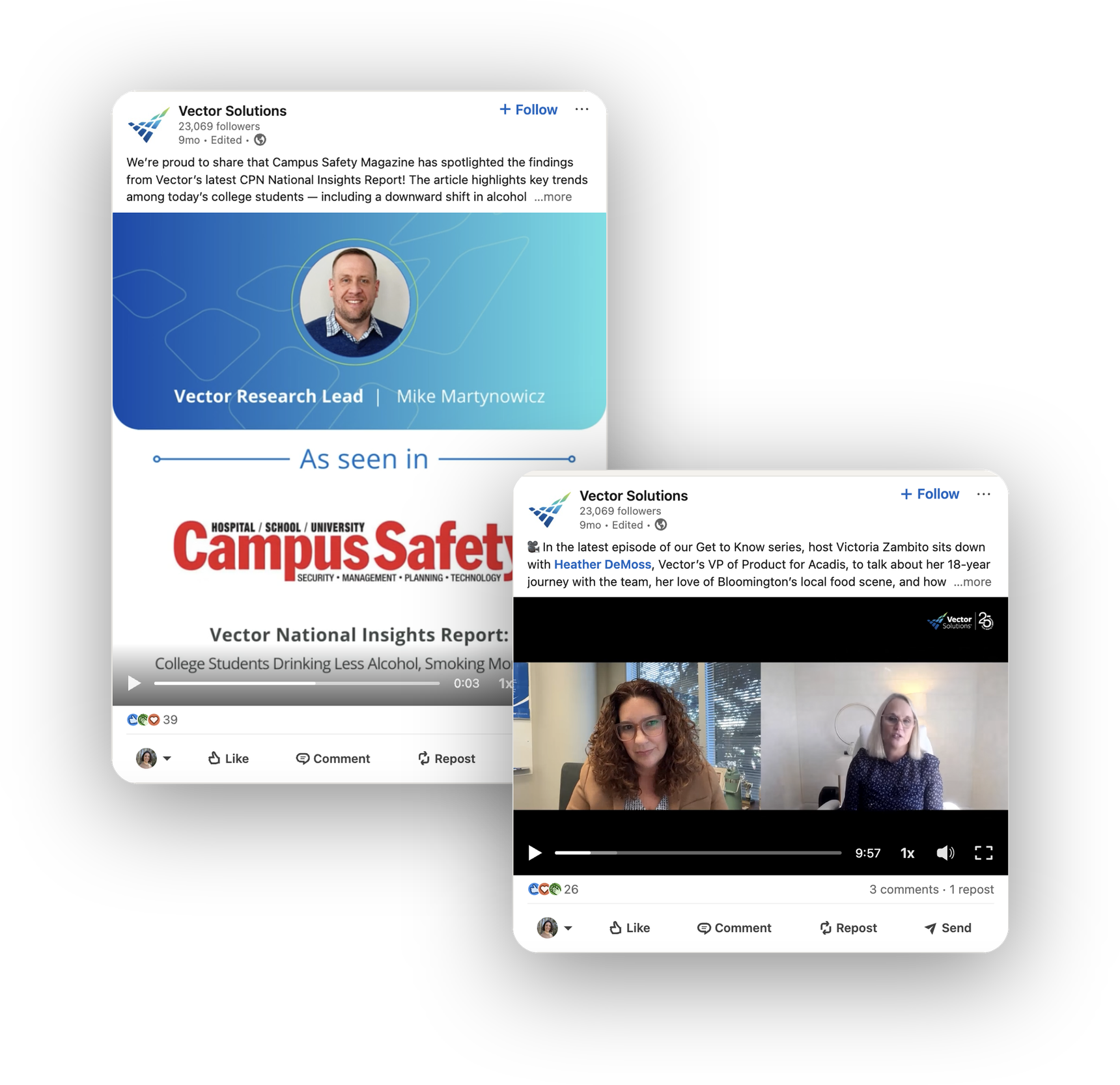 Vector Solutions Social Graphics