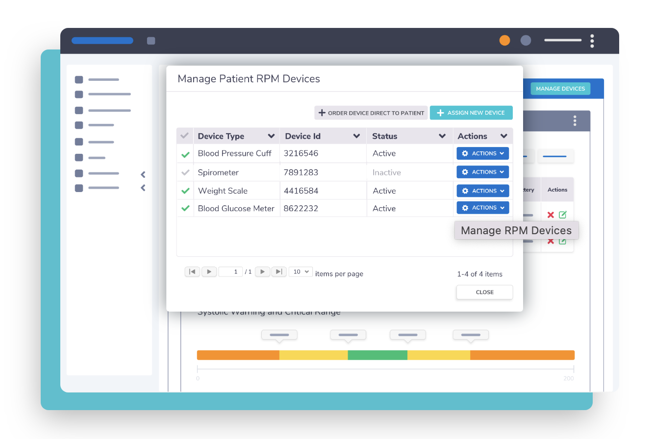 Manage RPM Devices UI Manage RPM Devices UI